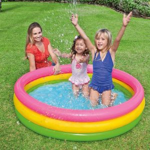 Intex 3-Ring Inflatable Outdoor Swimming Pool 45″X10″