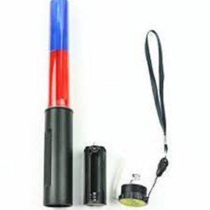 Red and Blue Multifunction Aircraft Traffic Baton Light Marshalling Torches
